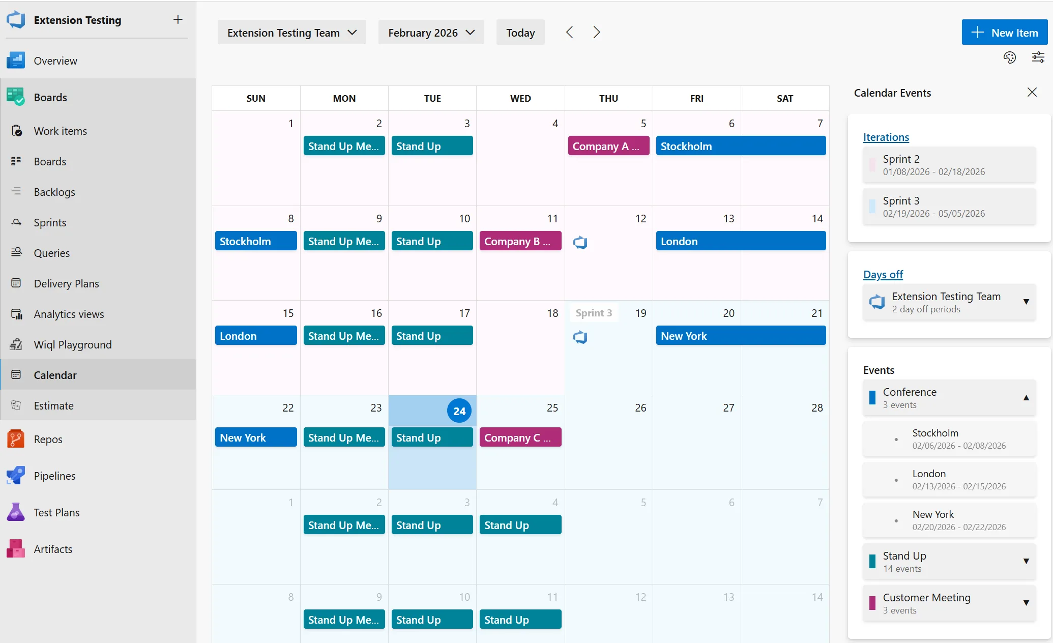 Team Calendar Extension for Azure DevOps: What’s Actually New?