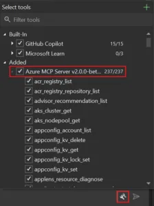 Azure MCP Araçları Visual Studio 2022'de Yerleşik Geldi