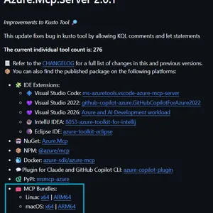 Azure MCP Server Artık Tek Dosyayla Kuruluyor