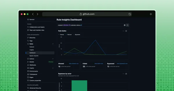 GitHub Rule Insights Dashboard: Kural Yönetimi Kolaylaştı