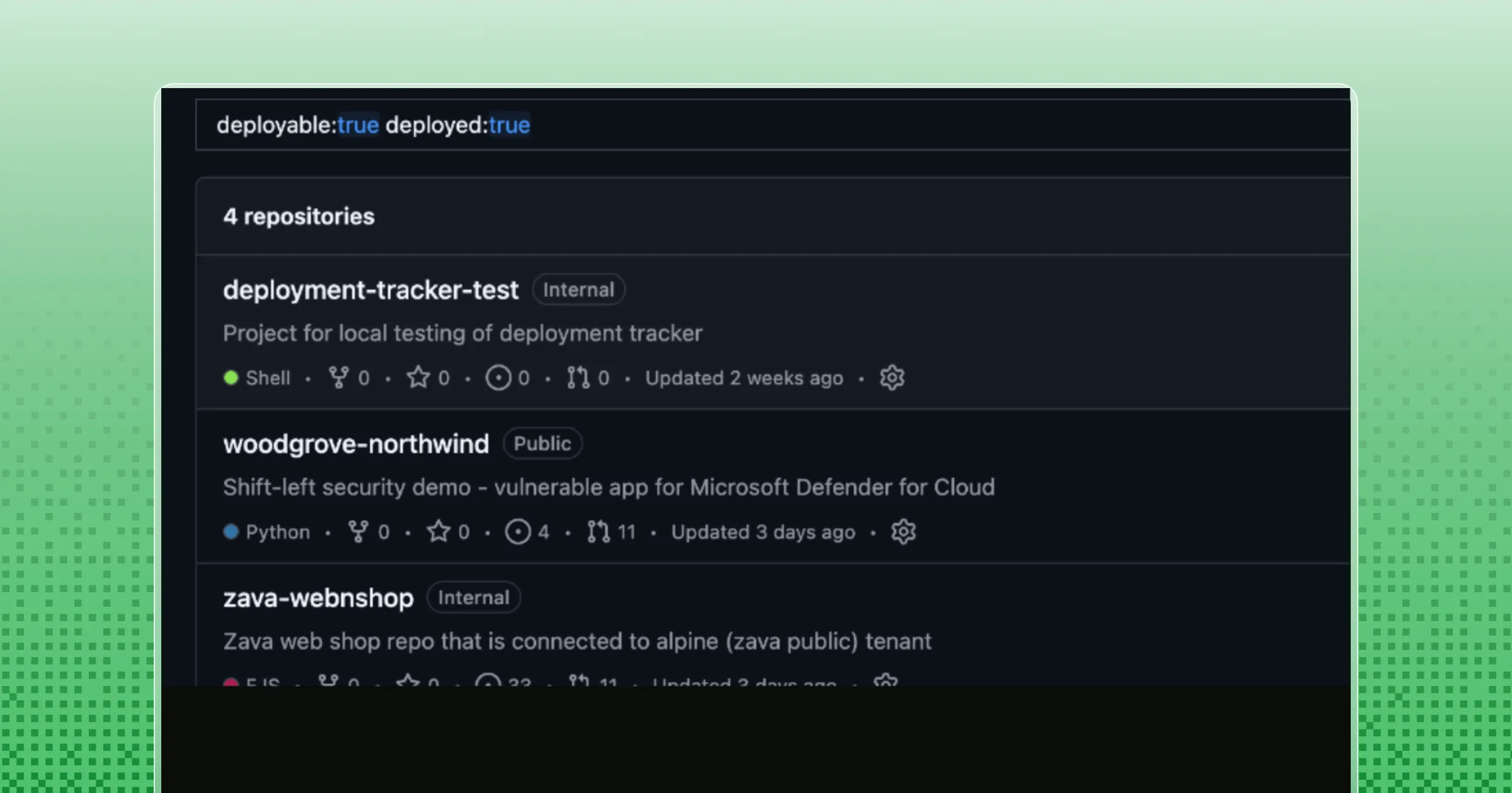 GitHub'da Deployment Context: Repo ve Alert Yönetimi
