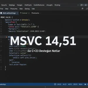 MSVC 14.51 ile C++23 Desteği: Sahadan Notlar