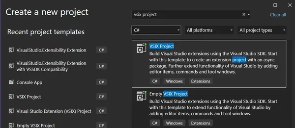 VSIX İçin SDK-Style Proje Desteği: Build Süresi %75 Azalıyor