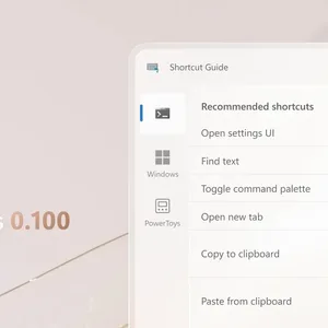 PowerToys 0.100: Shortcut Guide ve Command Palette Yenilendi
