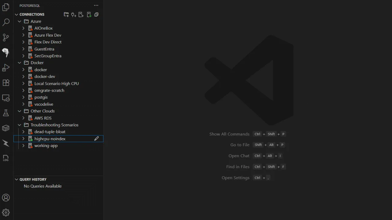 VS Code'da PostgreSQL Performans Ayarı: Artık Tek Ekran