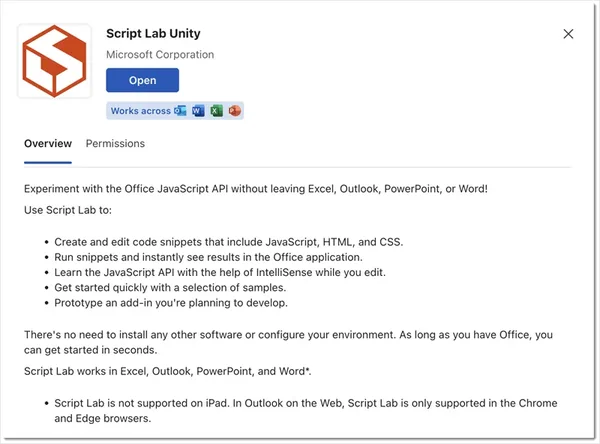 Office Add-ins için Birleşik Manifest Artık Genel Kullanımda