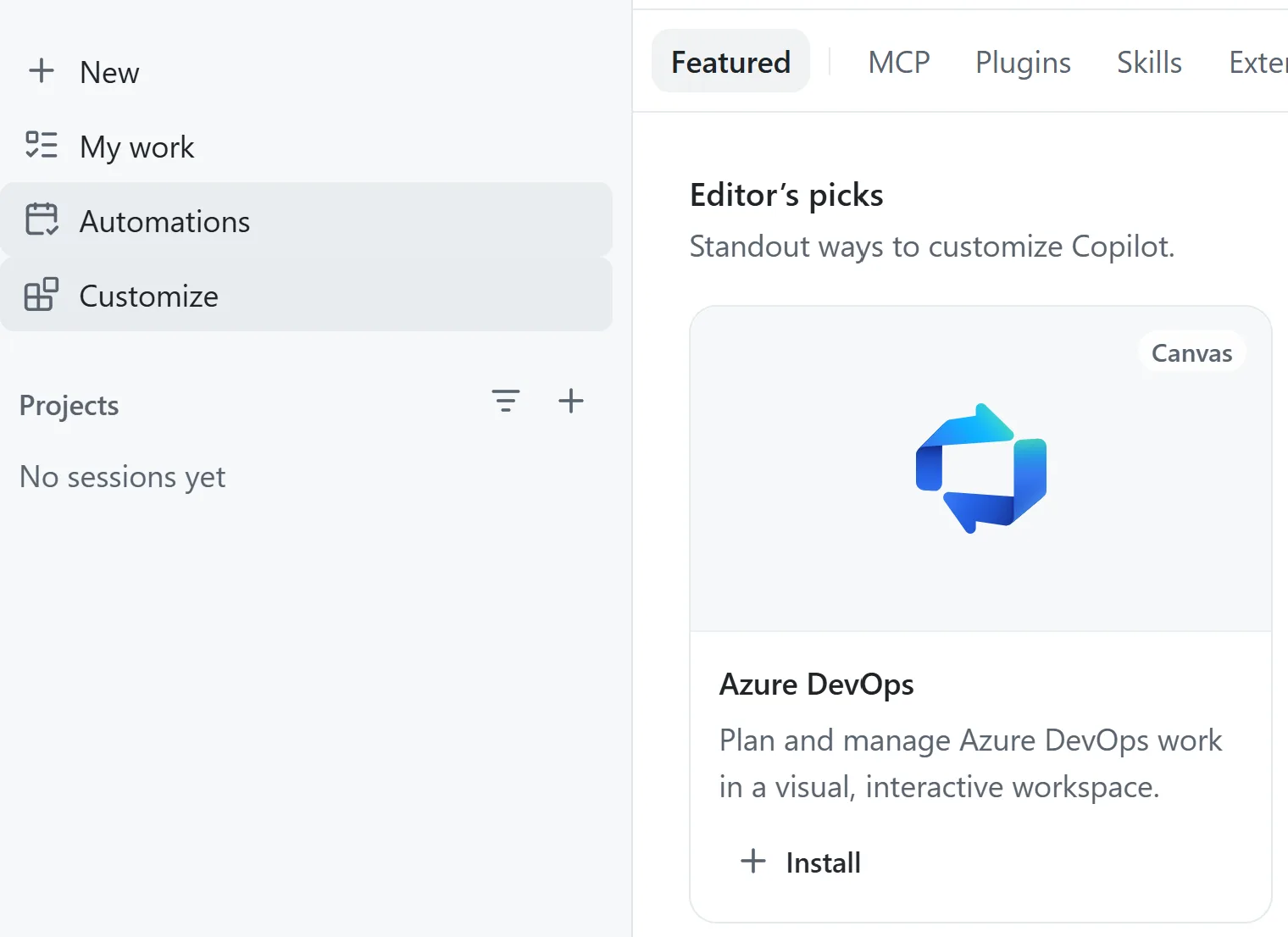 Azure DevOps Artık GitHub Copilot Uygulamasında