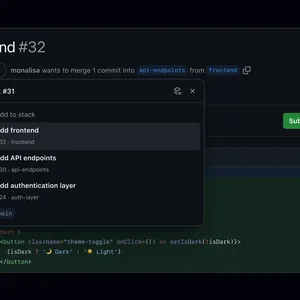 GitHub Stacked Pull Requests Public Preview'da