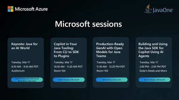 Microsoft JavaOne 2026'da: Java ile AI Çağı