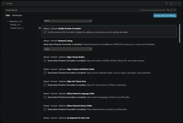 MSSQL v1.45: SQL Formatter, Azure SQL Provisioning ve