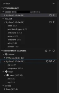 VS Code Python Environments Eklentisi Genel Kullanıma Açıldı