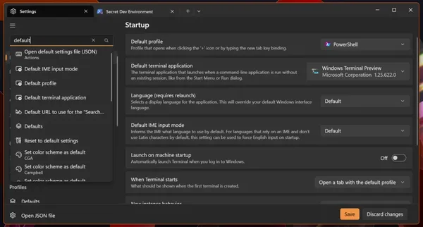 Windows Terminal Preview 1.25: Yeni Ayarlar ve Kitty Desteği
