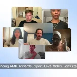 AMIE ile Gerçek Zamanlı Klinik Video Görüşmeleri