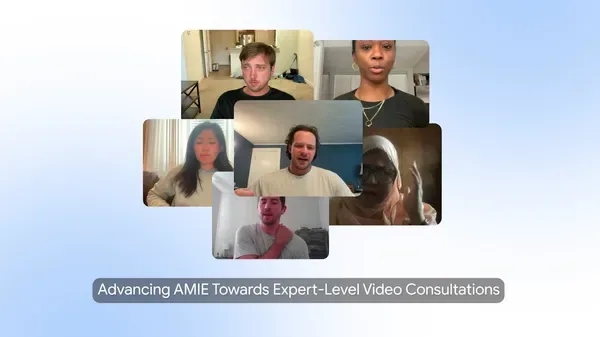 AMIE ile Gerçek Zamanlı Klinik Video Görüşmeleri