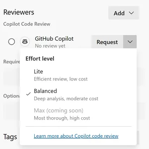 Copilot Code Review: Effort Level ve Audit Log Yenilikleri