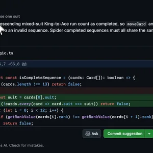 Copilot Code Review: İnceleme Özeti ve Akıllı Commit