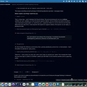 GitHub Copilot App'te OpenTelemetry ile Agent İzleme