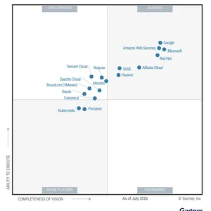 Microsoft, 2026 Gartner Container Management Lideri