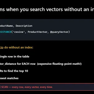 Azure SQL DiskANN Vektör İndeksi GA: T-SQL ile Arama