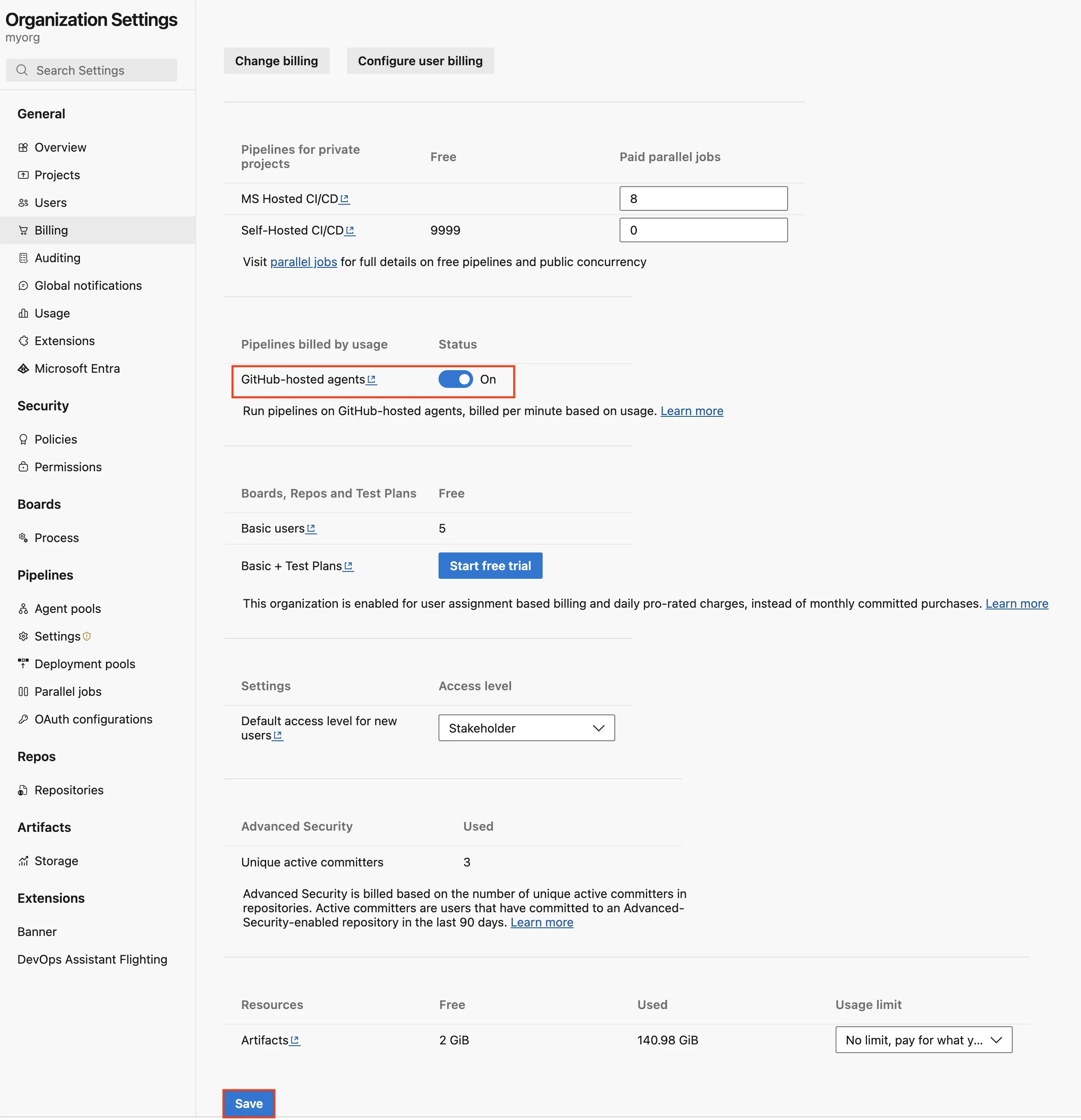 GitHub-hosted Agents: Azure Pipelines'ta Dakika Bazlı Ücret